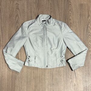 Motivi Light Gray Utility Jacket